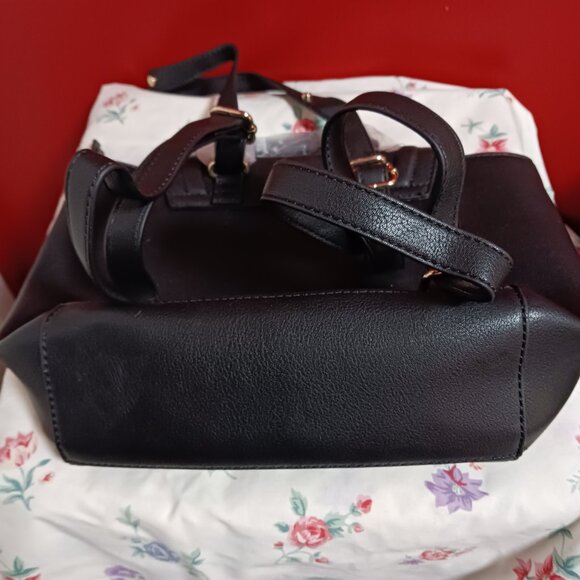 Nine West Harper Convertible Backpack-Black - Picture 6 of 7